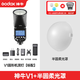 神牛V1 V100 V1Pro專業(yè)圓頭閃光燈單反攝影機(jī)頂佳能R50尼康Z63索尼A7M4富士XT20微單相機(jī)外置補(bǔ)光燈 【1】神牛V1+AK-R11磁吸柔光罩 佳能版