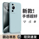 品托 適用華為p60手機殼p60pro新款液態(tài)硅膠保護套p50pro男女全包防摔超薄散熱軟殼簡(jiǎn)約圓邊創(chuàng  )意純色 華為P60/P60Pro【煙藍色】+手機膜 弧邊液態(tài)