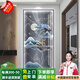 昊聰玄關(guān)墻裝飾畫(huà)現代簡(jiǎn)約輕奢正對入戶(hù)門(mén)墻壁掛畫(huà)高檔高端新款帶燈 【福祿望月 - A款】現做高精晶瓷 【80*160】適用墻寬1-1.3米 【鋁合金框 + 帶燈】接電款