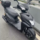 車蘭達二手原裝正品國產(chǎn)尚領(lǐng)125cc踏板車迅鷹摩托車燃油助力代步整車 黑色