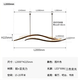 尚赫登云霧餐廳燈黃銅意式極簡(jiǎn)現(xiàn)代設(shè)計(jì)師藝術(shù)書房一字型餐廳長(zhǎng)條吊燈 圓盤2米全銅+全光譜