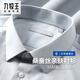 九牧王襯衫男2025春秋商務(wù)正裝休閑易打理有型職場(chǎng)上衣襯衣 【冰涼抗菌】灰色 長(zhǎng)袖 41 身高175/96A