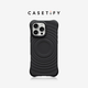 CASETIFY黑色波漾手機(jī)殼MagSafe兼容 硅膠手機(jī)殼 適用于iPhone 16 Pro Max