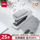 得力(deli)省力型訂書(shū)機/訂書(shū)器 適配24/6(12#)及26/6訂書(shū)釘 辦公用品 白色0368