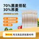 陳克明黑麥?zhǔn)w麥面5連包 非油炸健身代餐雜糧粗糧掛面低脂代餐70g*5