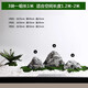 晟煦雪浪石切片組合室內(nèi)枯山水造景天然泰山石庭院中式室外假山景觀石 1號套餐適合長度1.2米-2米
