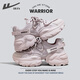 回力（Warrior）官方老爹鞋女鞋夏季新款網(wǎng)面透氣時(shí)尚百搭厚底增高運動(dòng)鞋子女款