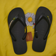 哈瓦那（Havaianas）夏季休閑橡膠小坡跟巴西純色橡膠防滑耐磨男款人字拖鞋男士沙灘鞋 黑色 39-40