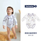 DOMIAMIA新生兒包屁衣寶寶服飾嬰兒哈衣0-6-12個(gè)月衣服 潘神之鹿-棉氨款 59cm