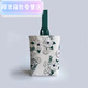 恒嵐中國風(fēng)復古花朵帆布包上班族便捷手提包外出雜物收納包手 國風(fēng)白色花朵水桶包