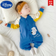 迪士尼（Disney）嬰幼兒連體衣春秋季a類純棉新生兒爬服男童新款衣服ins超萌外出服 Q萌小狗長袖哈衣 59cm 建議10斤內(nèi)