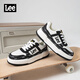 Lee男鞋新款透氣印花板鞋男士運動(dòng)休閑鞋時(shí)尚潮流厚底增高舒適鞋子男