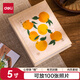 得力(deli)相冊(cè)影集 5寸100入家庭相冊(cè)情侶旅行相冊(cè)本紀(jì)念冊(cè)兒童成長(zhǎng)記錄冊(cè) 橙子款PQ856