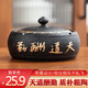 板谷山陶瓷煙灰缸大號防飛灰辦公室客廳家用創(chuàng  )意個(gè)性煙缸禮品隨機款發(fā)貨