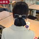 締晶發(fā)網(wǎng)女頭花職業(yè)盤發(fā)網(wǎng)空姐護士銀行蝴蝶結(jié)發(fā)夾網(wǎng)兜七夕情人節(jié)禮物