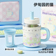 NEXT ROAD英國聯(lián)名馬克杯不銹鋼玻璃內(nèi)膽保溫杯高顏值兩用吸管杯辦公室杯子 伊甸園的貓 550ml+贈(zèng)送茶漏