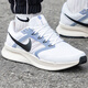 耐克（NIKE）男鞋跑步鞋 25秋季新款運(yùn)動(dòng)鞋耐磨登山休閑鞋子男網(wǎng)面透氣慢跑鞋 【飛線技術(shù)】白藍(lán) 42 (265mm)