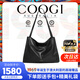 COOGI女包輕奢侈品牌包包單肩包女托特包女母親節(jié)生日禮物送女朋友老婆 黑色
