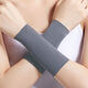 鋼顏男女護腕手腕遮紋身疤痕袖套短款運動(dòng)擦汗純棉薄款莫代爾護腕加長(cháng) 深灰[20厘米] L【80-140斤】