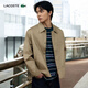 LACOSTE【王一博同款】法國鱷魚(yú)男裝25春夏標準版防潑水行政夾克|BH7027 CB8/駝色 M (175) 50