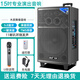 先科（SAST）戶外廣場(chǎng)舞音響K歌音箱移動(dòng)拉桿家庭ktv藍(lán)牙大功率演出低音炮 15吋四分頻音箱+單話筒（8003）