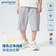 歌瑞家（greatfamily）兒童褲子小童中大童裝2025夏季新款網(wǎng)眼透氣休閑褲短褲A類(lèi)樂(lè )友 男款【花灰】 140 【7-8歲】
