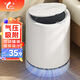 華萍垃圾桶按壓開蓋14L圓柱形白色家用廚房衛(wèi)生間廁所臥室氣壓鋪袋桶
