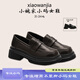 小碼女鞋313233碼英倫學(xué)院風(fēng)小皮鞋2025年新款厚底復古樂(lè )福鞋34碼 棕色【增高5.5厘米】 37