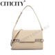 CITICITY包包女包輕奢侈品牌高檔通勤單肩包女士2025新款腋下包七夕禮物 牙簽紋米色