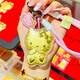 中國珠寶大褔hellokitty貓鑰匙扣黃金掛件足金KT貓手機鏈999包包掛飾禮物 KT貓鑰匙扣【0.2g】(含禮盒）