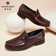 喜來(lái)登（SHERIDAN）皮鞋男士春季商務(wù)正裝牛津休閑鞋復古英倫風(fēng)一腳蹬懶人男鞋 880722B 39