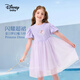迪士尼（DISNEY）女童泡泡袖連衣裙子愛莎公主六一 兒童節(jié) 演出禮服夏DA521AE04120