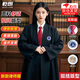 乾朗 律師袍男女款律協(xié)標(biāo)準(zhǔn)制服律師出庭宣誓用帶徽章領(lǐng)帶律師開庭服