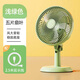 揚子電風(fēng)扇桌面風(fēng)扇小風(fēng)扇宿舍臺式電扇小型臺扇大風(fēng)力學(xué)生宿舍辦公室床上家用臥室左右搖頭 五葉綠色+延長(cháng)線(xiàn)【左右搖頭+2.5米延長(cháng)線(xiàn)】