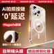爵士駝【自帶鏡頭保護膜】適用iphone16promax手機殼磁吸相機按鍵蘋(píng)果16pro透明鏡頭全包防摔超薄保護套