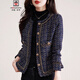 AEMAPE毛呢短外套女士裝春秋冬2026年新款小個(gè)子時(shí)尚上衣 圖片色 L 建議110-120斤
