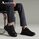 雅格獅丹（Aquascutum）男鞋夏季2025新款男士運(yùn)動(dòng)休閑鞋透氣增高頭層牛皮鞋子男 黑色 40 (250mm) -適合運(yùn)動(dòng)鞋41碼