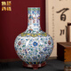 伯莎丹頓（BERTHA DENTON）景德鎮(zhèn)陶瓷花瓶手繪斗彩天球瓶瓷瓶客廳玄關仿古裝飾中式瓷器擺件 青花斗彩暗八仙纏枝蓮 小號