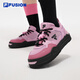 FILA FUSION斐樂潮牌BIANCO FLAT滑板生活鞋女2025新款方糖低幫板鞋 薄霧紫/斑駁玫瑰紫-MH 38.5