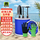 漫德萊趕海工具套裝沙灘挖沙玩具鏟子挖土種花種菜趕海套裝園藝5件套