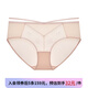 蘭卓麗【領(lǐng)券159元/5條】?jì)妊澟拶|(zhì)底襠中低腰三角褲性感舒適短褲 蕾絲綁帶款-杏粉色 1條 L （165）