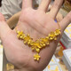 虔生緣老鳳凰999老鳳凰花朵項(xiàng)鏈婚嫁仿真黃金色假沙金三金五金訂婚結(jié)婚 花朵繁花項(xiàng)鏈