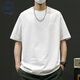 JEANSWEST CLUB真維斯短袖t恤男夏季2025年寬松純棉透氣男士百搭五分袖上衣