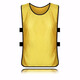 諦汐對抗服號碼背心籃球坎肩足球訓練團建分隊布分組衣服團隊拓展馬甲 黃色 均碼