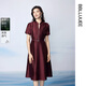 粉藍(lán)衣櫥2025夏裝新款高定萊賽爾改良旗袍喜婆婆輕禮服連衣裙552L851 安可拉紅 L
