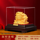 梟庭閣絨沙金招財(cái)金蟾擺件三足蟾蜍客廳辦公室酒柜裝飾店鋪喬遷開業(yè)禮品 絨沙金大號招財(cái)金蟾