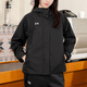安德瑪（Under Armour）運動外套女跑步秋季戶外防潑水梭織休閑連帽夾克 23600402 -001 XL