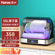 韓加(Hanze)消毒柜家用小型臺(tái)式餐具保潔柜碗柜廚房柜收納柜碗筷刀具消毒烘干一體機(jī)紫外線消毒碗柜 一星級(jí) 55L 筷子籃【雙紫外殺菌+烘干+負(fù)離子】
