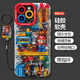 夲貝（taobei） 適用蘋(píng)果12/pro/max手機(jī)殼 iPhone12mini全包防摔新款卡通機(jī)械風(fēng)天使眼硅膠軟殼馬里奧樂(lè)高男 【黑色】馬里奧積木黑-贈(zèng)膜+指環(huán) 蘋(píng)果12mini