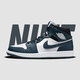 耐克（NIKE）【潮】Air Jordan aj1板鞋男女新款高幫休閑跑步運動耐磨籃球鞋 554725/554724-411 42